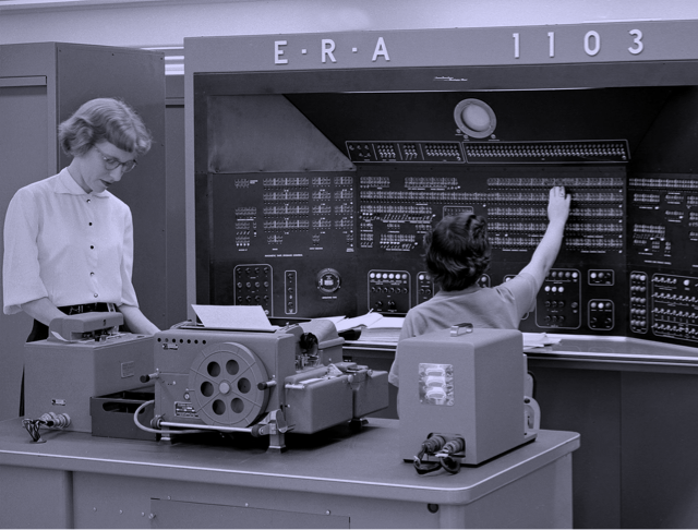 E.R.A Univac computer (old machine)